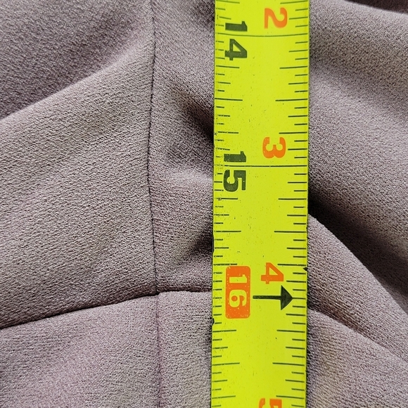 ASOS Curve Pants Size 20 44X31 Pleated Wide Leg Pull On Elastic Waist High Rise - Picture 10 of 12